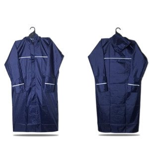 Raincoat for Men and Women Waterproof PVC Material Longcoat with Adjustable Hood